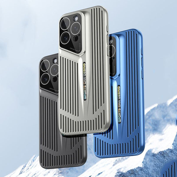 Electroplating Hollow Blade Heat Dissipation Case Suitable For iphone - SK66